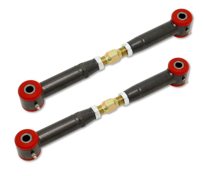 BMR 10-15 5th Gen Camaro Rear Adj. Toe Rods (Polyurethane) - Black Hammertone - Order Your Parts - اطلب قطعك