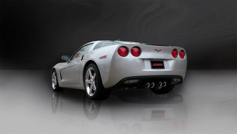Corsa 05-08 Chevrolet Corvette C6 6.0L V8 Polished Sport Axle-Back Exhaust - Order Your Parts - اطلب قطعك