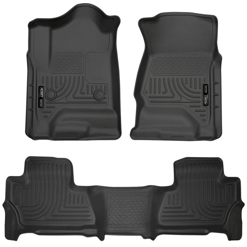Husky Liners 2015 Chevy/GMC Tahoe/Yukon WeatherBeater Combo Black Floor Liners - Order Your Parts - اطلب قطعك
