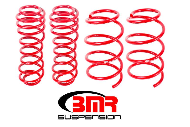 BMR 05-14 S197 Mustang GT Drag Version Lowering Springs (Set Of 4) - Red - Order Your Parts - اطلب قطعك