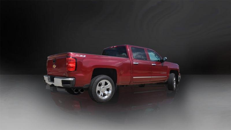 Corsa 14 GM Sierra/Silverado 1500 Crew/Dbl / Short/Std. Bed 6.2L V8 Black Sport Single Side CB Exht - Order Your Parts - اطلب قطعك