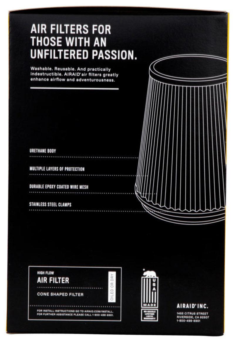 Airaid Universal Air Filter - Cone 4 x 7 x 4 5/8 x 7 w/ Short Flange - Order Your Parts - اطلب قطعك