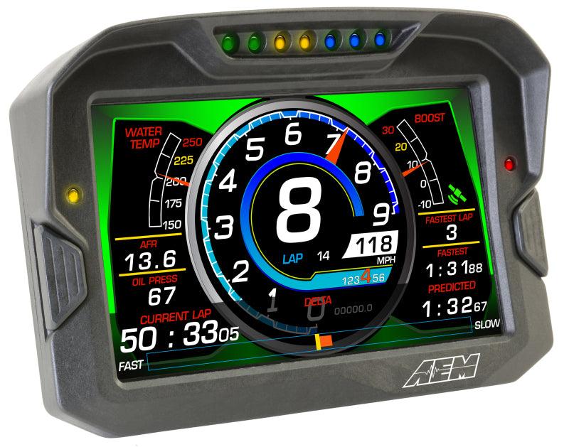 AEM CD-7 Non Logging GPS Enabled Race Dash Carbon Fiber Digital Display w/o VDM (CAN Input Only) - Order Your Parts - اطلب قطعك