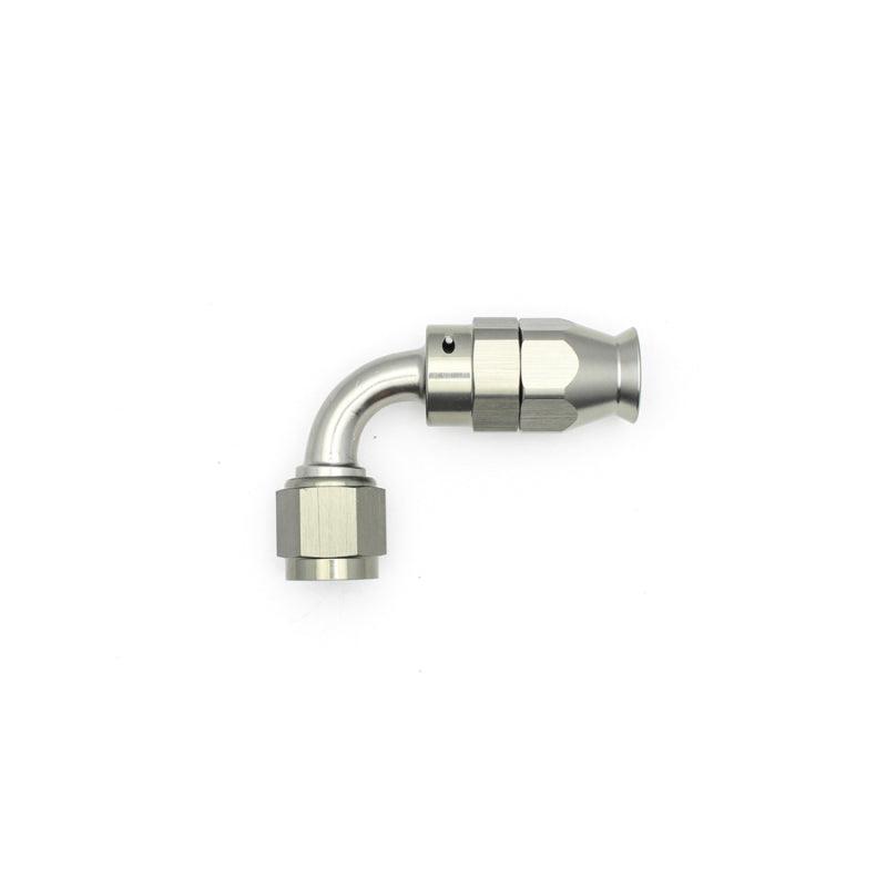 DeatschWerks 6AN Female Swivel 90-Degree Hose End PTFE (Incl. 1 Olive Insert) - Order Your Parts - اطلب قطعك