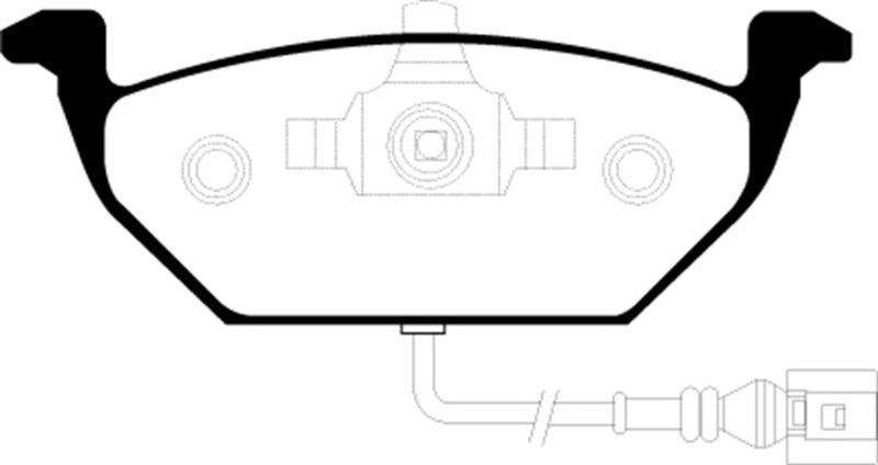 EBC 00-05 Volkswagen Beetle 2.0 Yellowstuff Front Brake Pads - Order Your Parts - اطلب قطعك