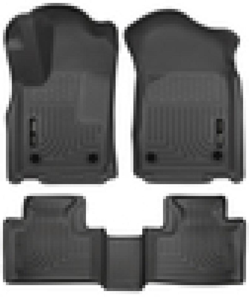 Husky Liners 16-22 Dodge Durango Weatherbeater Black Front & 2nd Seat Floor Liners - Order Your Parts - اطلب قطعك