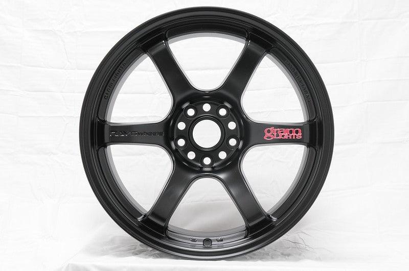 Gram Lights 57DR 18x8.5 +37 5-114.3 Semi Gloss Black Wheel - Order Your Parts - اطلب قطعك