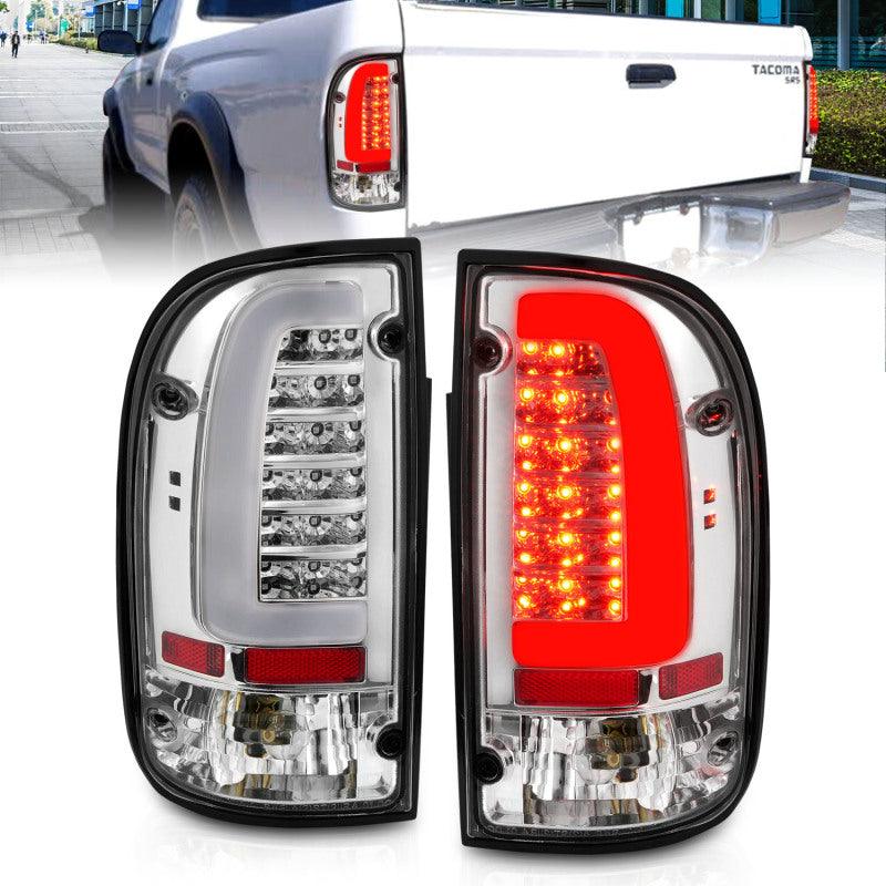 ANZO 1995-2004 Toyota Tacoma LED Taillights Chrome Housing Clear Lens (Pair) - Order Your Parts - اطلب قطعك