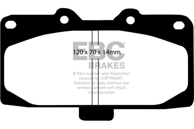 EBC 98-03 Nissan Skyline (R34) 2.5 GT (200) Greenstuff Front Brake Pads - Order Your Parts - اطلب قطعك