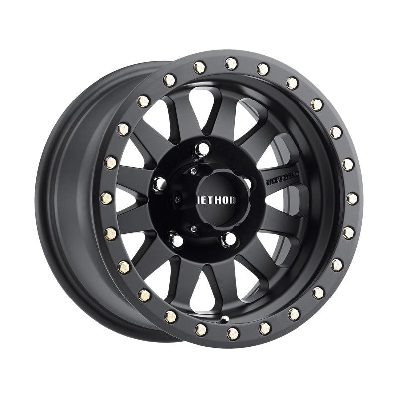 Method MR304 Double Standard 15x10 -50mm Offset 5x4.5 83mm CB Matte Black Wheel - Order Your Parts - اطلب قطعك