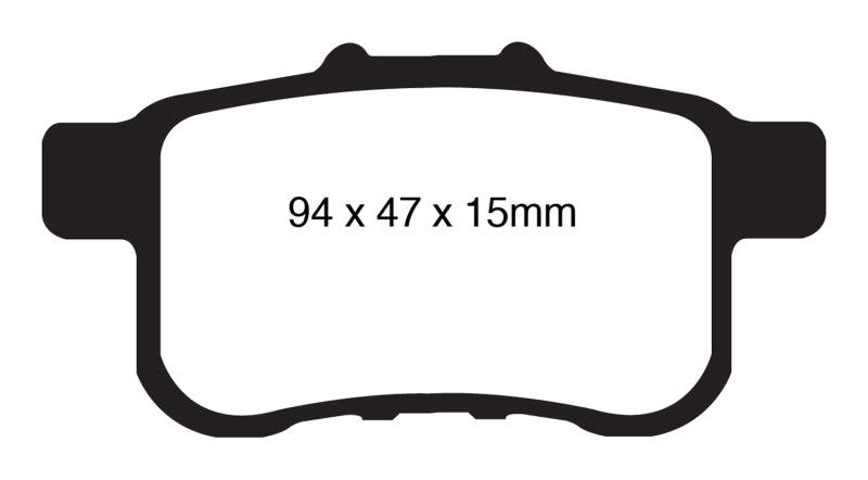 EBC 09-14 Acura TSX 2.4 Greenstuff Rear Brake Pads - Order Your Parts - اطلب قطعك