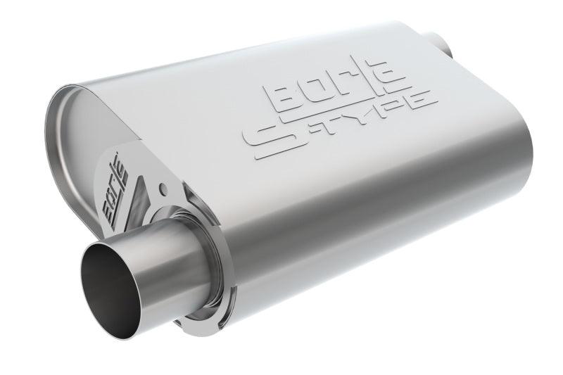 Borla CrateMuffler SBC Hot 350/383 3 inch Offset/Center 14in x 4.35in x 9in Oval Muffler - Order Your Parts - اطلب قطعك