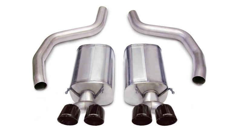 Corsa 06-13 Chevrolet Corvette C6 Z06 7.0L V8 Black Sport Axle-Back Exhaust - Order Your Parts - اطلب قطعك