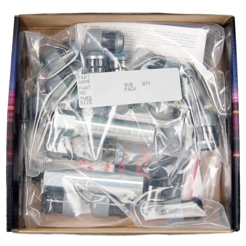 McGard SplineDrive Tuner 4 Lug Install Kit w/Locks & Tool (Cone) M12X1.5 / 13/16 Hex - Black - Order Your Parts - اطلب قطعك