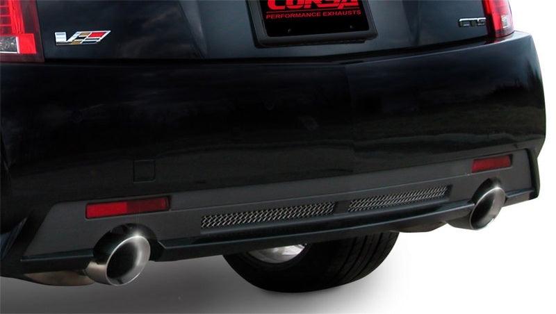 Corsa 09-13 Cadillac CTS Sedan V 6.2L V8 Polished Sport Axle-Back Exhaust - Order Your Parts - اطلب قطعك