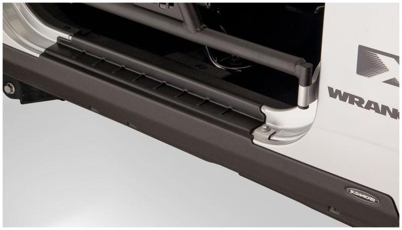 Bushwacker 07-18 Jeep Wrangler Trail Armor Rocker Panel and Sill Plate Cover - Black - Order Your Parts - اطلب قطعك