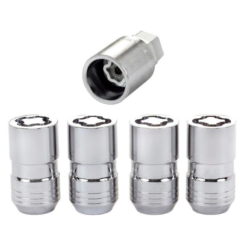 McGard Wheel Lock Nut Set - 4pk. (Cone Seat) M14X1.5 / 21mm & 22mm Dual Hex / 1.639in. L - Chrome - Order Your Parts - اطلب قطعك