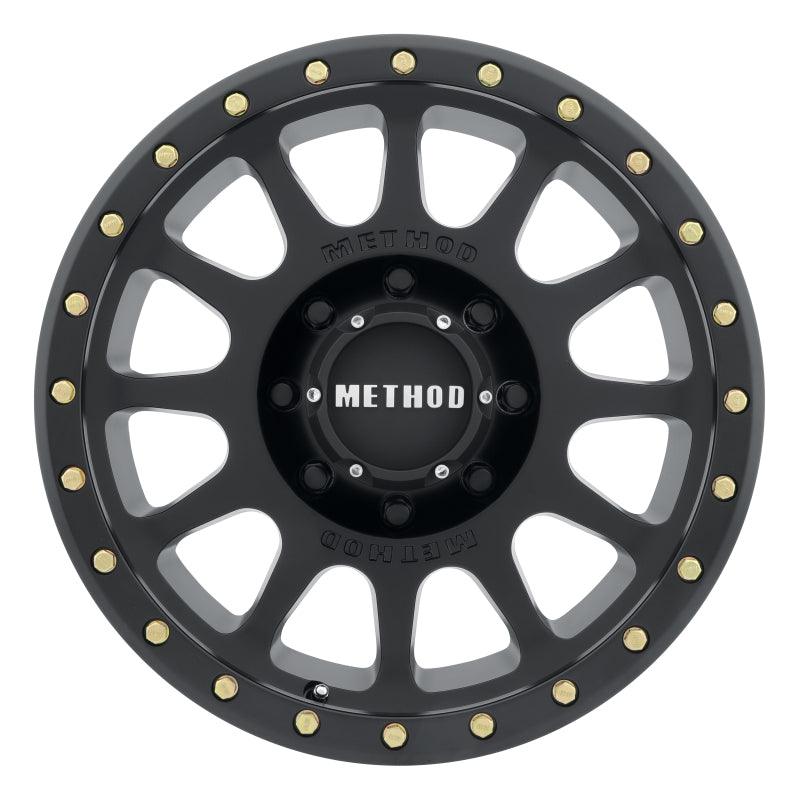 Method MR305 NV 20x9 +18mm Offset 8x170 130.81mm CB Matte Black Wheel - Order Your Parts - اطلب قطعك