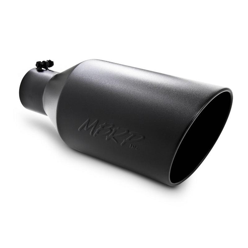 MBRP Universal Tip 8in O.D. Rolled End 4in inlet 18in length Black - Order Your Parts - اطلب قطعك