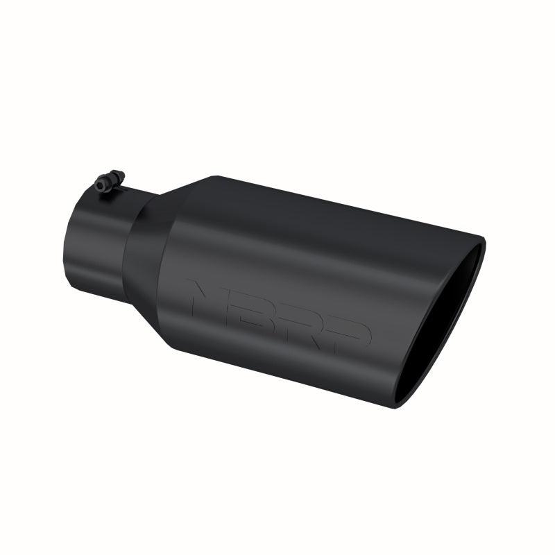 MBRP Universal Tip 8in OD Rolled End 5in Inlet 18in Length T304 - Black - Order Your Parts - اطلب قطعك