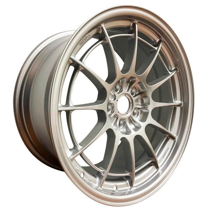 Enkei NT03+M 18x9.5 5x108 40mm Offset 72.6mm Bore F1 Silver Wheel (MIN ORDER QTY 40) - Order Your Parts - اطلب قطعك