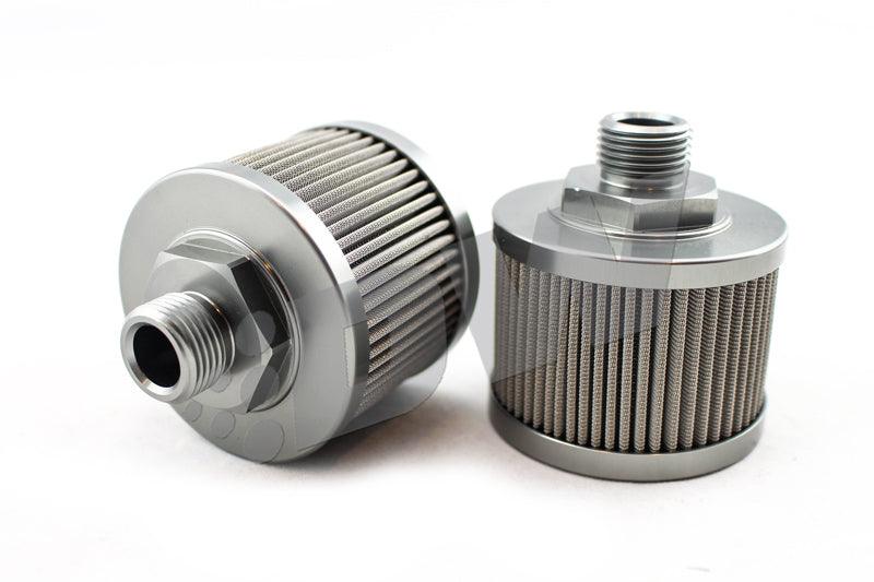 DeatschWerks Stainless Steel 8AN 100 Micron Universal Fuel Pump Pre-Filter - Order Your Parts - اطلب قطعك