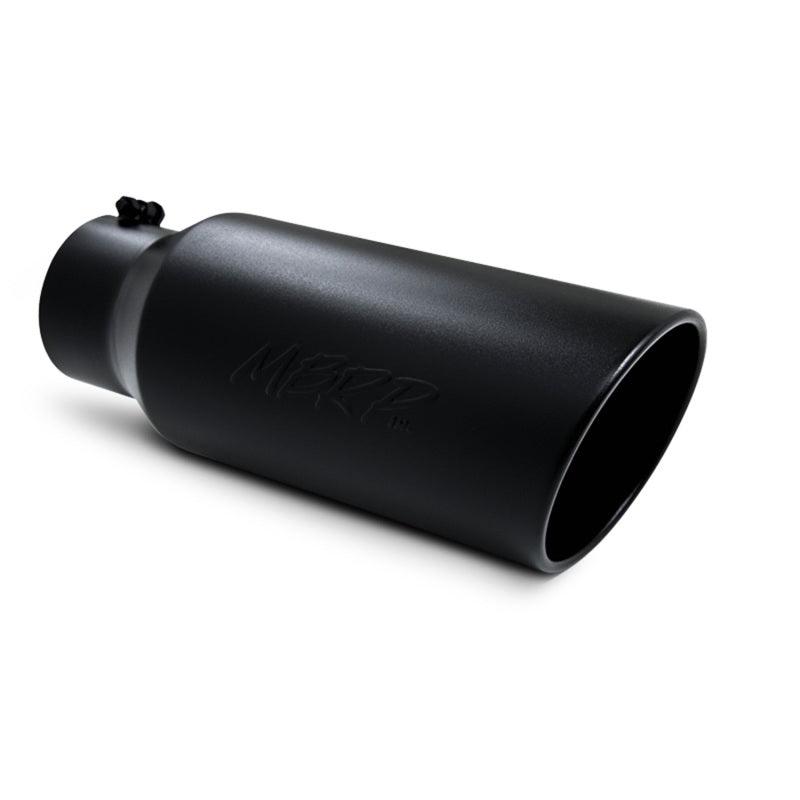 MBRP Universal Tip 7in O.D. Rolled End 5in inlet 18in length Black - Order Your Parts - اطلب قطعك