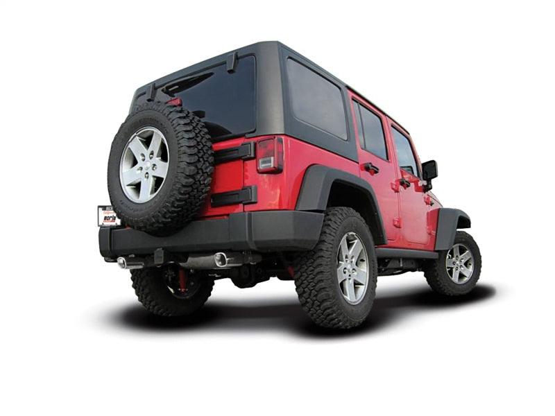Borla 12-16 Jeep Wrangler 3.6L AT/MT 4WD Single Split Rr Exit Touring Exhaust (rear section only) - Order Your Parts - اطلب قطعك