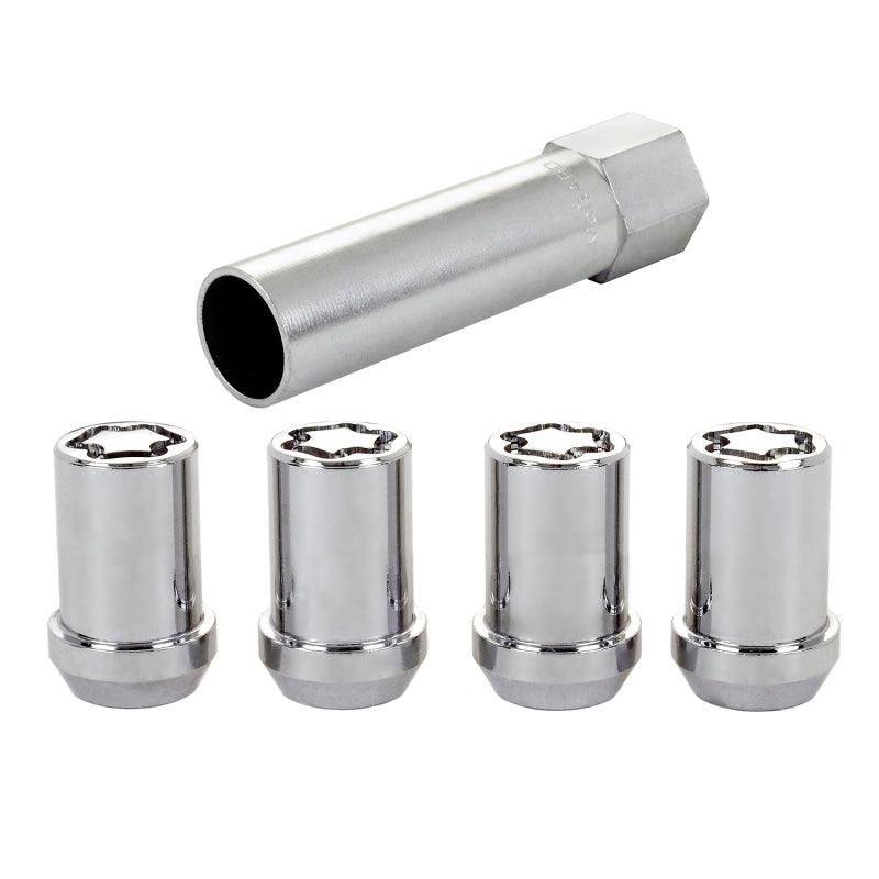 McGard Wheel Lock Nut Set - 4pk. (Tuner / Cone Seat) M12X1.25 / 13/16 Hex / 1.24in. Length - Chrome - Order Your Parts - اطلب قطعك