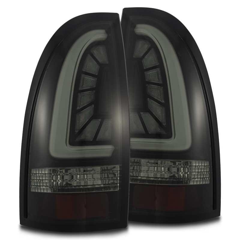 AlphaRex 05-15 Toyota Tacoma PRO-Series LED Tail Lights Jet Black - Order Your Parts - اطلب قطعك