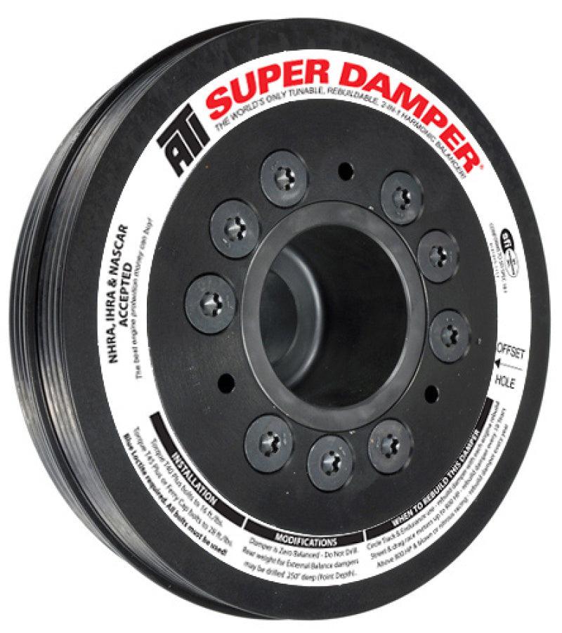 ATI Damper - 6.78in - Alum - (2) 4 Grv - Mitsubishi Eclipse - 4G63 w/Integral Lower Cam Drive - Order Your Parts - اطلب قطعك