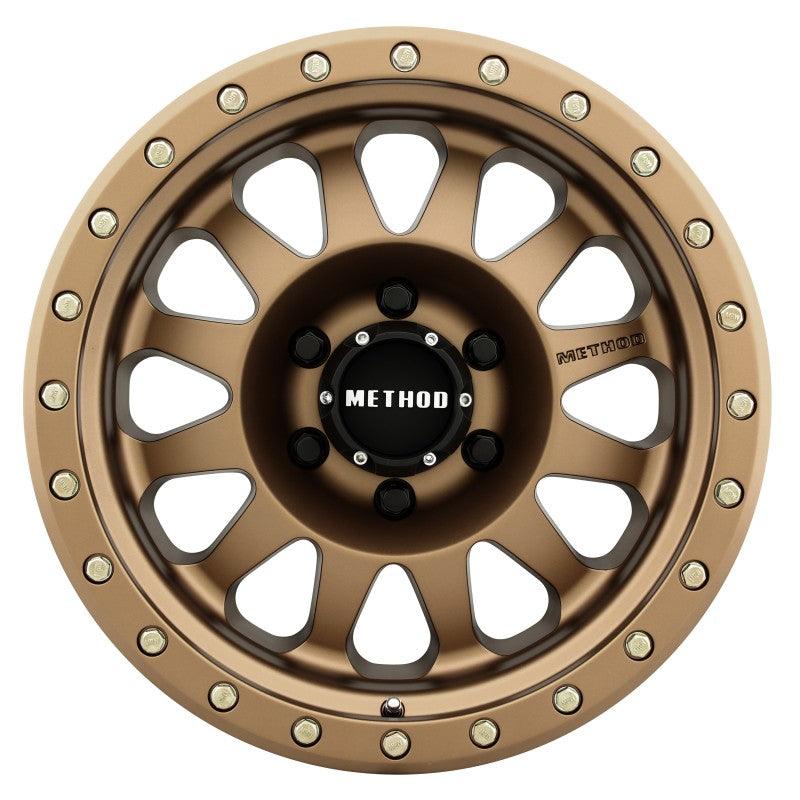 Method MR304 Double Standard 17x8.5 0mm Offset 6x5.5 108mm CB Method Bronze Wheel - Order Your Parts - اطلب قطعك
