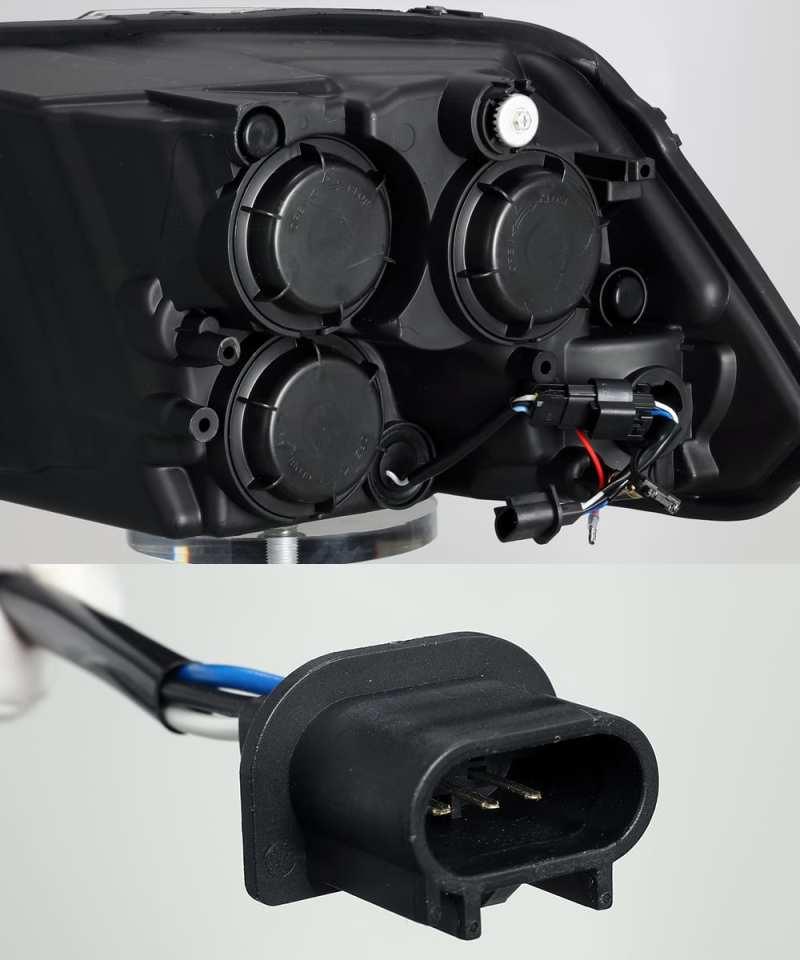 AlphaRex 09-18 Dodge Ram 1500HD PRO-Series Projector Headlights Plank Style Chrome w/Seq Signal/DRL - Order Your Parts - اطلب قطعك