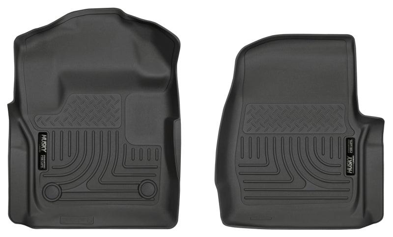 Husky Liners 17 Ford F-250 F-350 Super Duty Standard Cab WeatherBeater Black Front Floor Liners - Order Your Parts - اطلب قطعك
