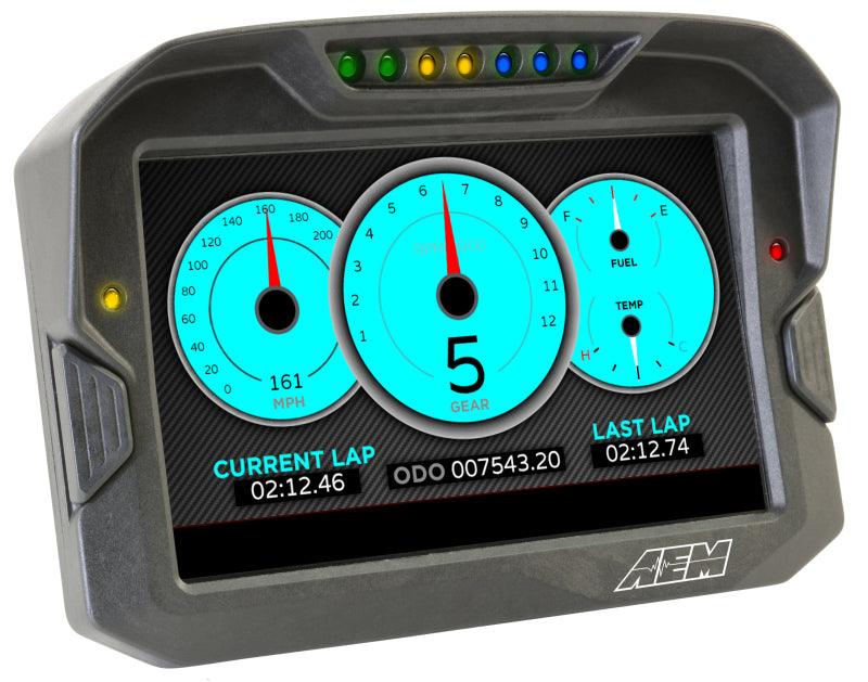 AEM CD-7 Logging GPS Enabled Race Dash Carbon Fiber Digital Display w/o VDM (CAN Input Only) - Order Your Parts - اطلب قطعك