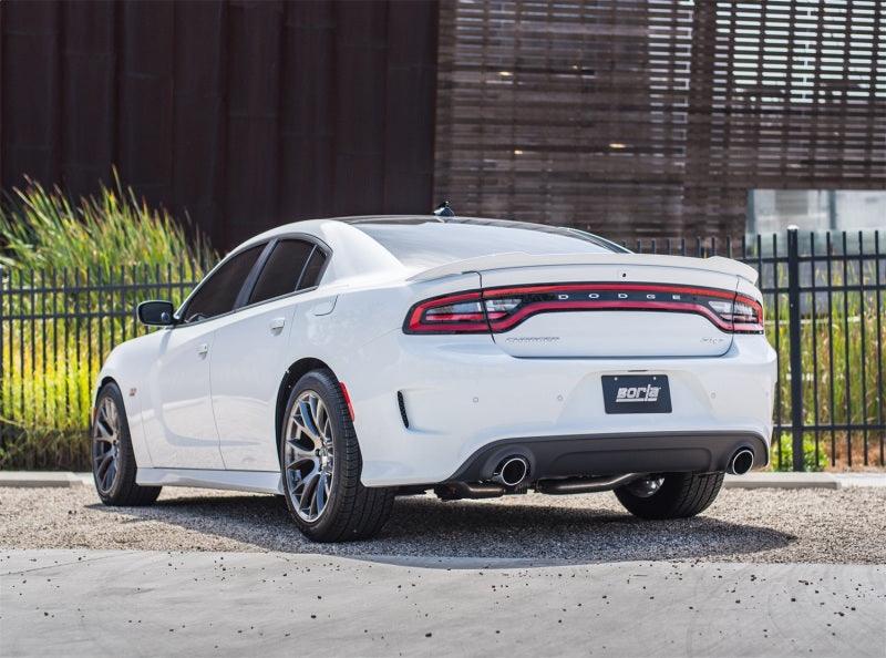 Borla 15-16 Dodge Charger SRT 392 6.4L No Tip Single Split Rear Exit ATAK w/ Valves Exhaust - Order Your Parts - اطلب قطعك