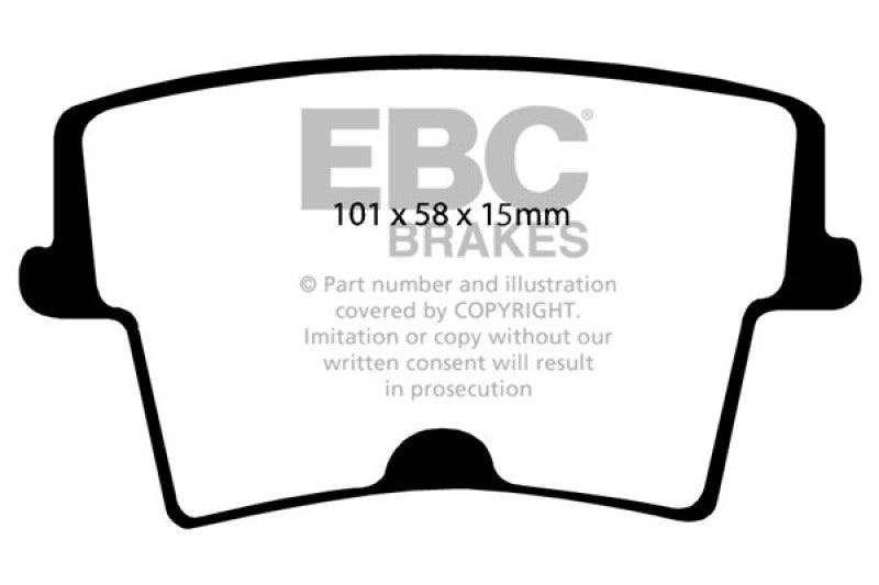 EBC 05-10 Chrysler 300C 5.7 Redstuff Rear Brake Pads - Order Your Parts - اطلب قطعك