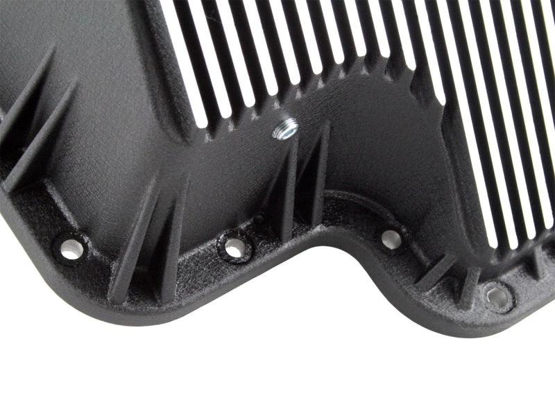 afe Transmission Pan (Black); Ford Diesel Trucks 03-10 V8-6.0/6.4L (td) - Order Your Parts - اطلب قطعك