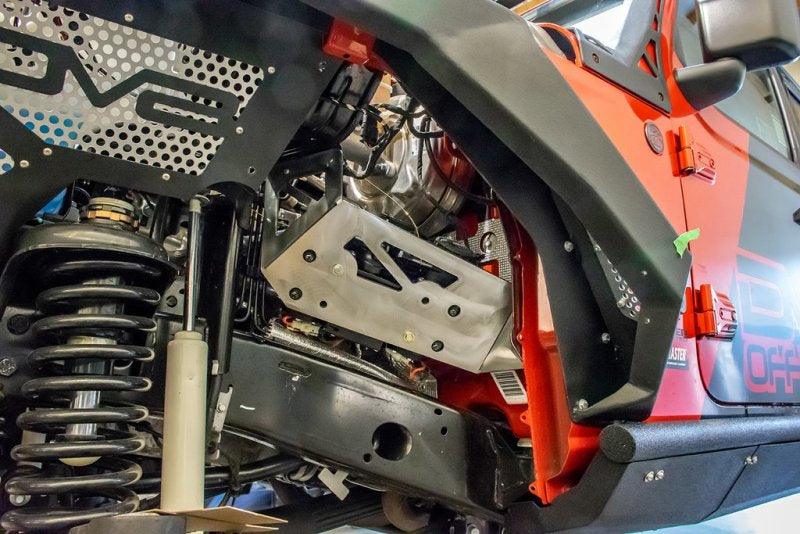 DV8 Offroad 2018+ Jeep JL / JT Engine Bay Compressor Mount - Order Your Parts - اطلب قطعك