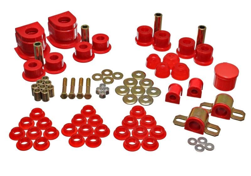Energy Suspension 86-91 Mazda RX7 Red Hyper-Flex Master Bushing Set - Order Your Parts - اطلب قطعك