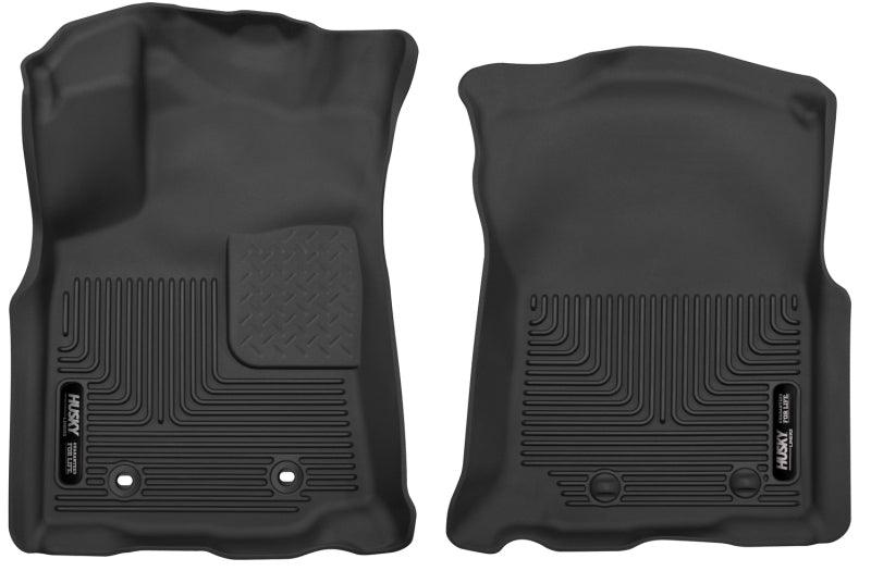 Husky Liners 2016 Toyota Tacoma Double Cab Pickup Black Front Floor Liners - Order Your Parts - اطلب قطعك