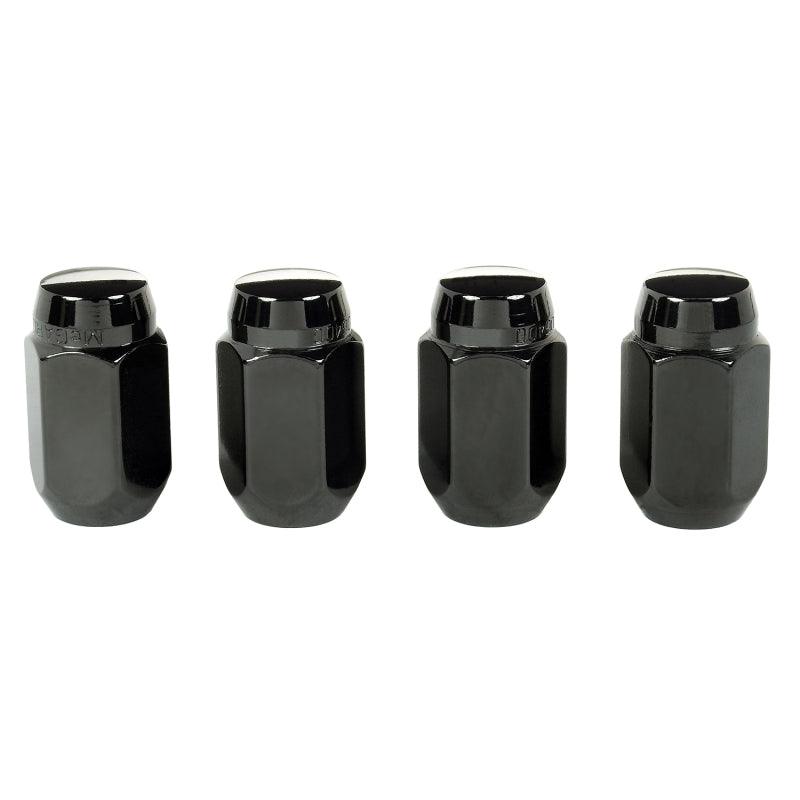 McGard Hex Lug Nut (Cone Seat) M12X1.5 / 13/16 Hex / 1.5in. Length (4-pack) - Black - Order Your Parts - اطلب قطعك
