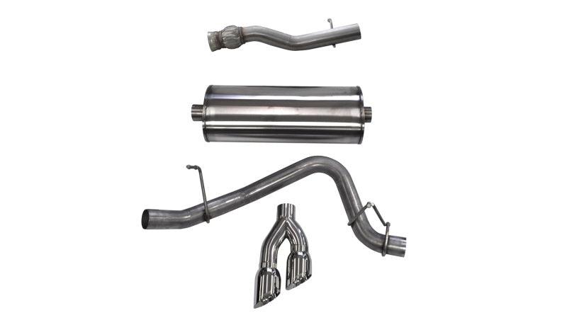 Corsa 2015 GMC Yukon Denali XL 6.2L V8 3in Cat-Back Single Side Exit Twin 4in Polished Tips - Order Your Parts - اطلب قطعك