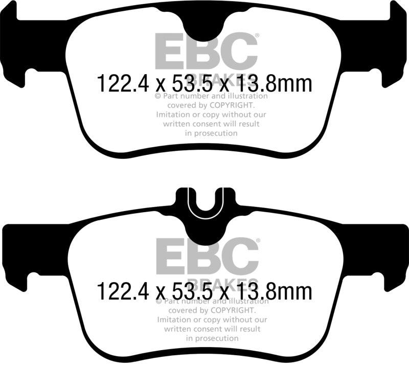 EBC 17-21 Honda Civic Hatchback Redstuff Rear Brake Pads - Order Your Parts - اطلب قطعك