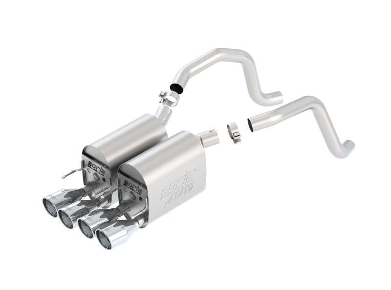 Borla 05-08 Chevrolet Corvette Coupe/Conv 6.0L/6.2L 8cyl Aggressive ATAK Exhaust (rear section only) - Order Your Parts - اطلب قطعك