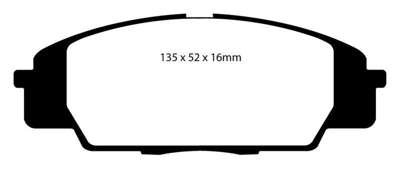 EBC 07-11 Acura CSX (Canada) 2.0 Type S Redstuff Front Brake Pads - Order Your Parts - اطلب قطعك