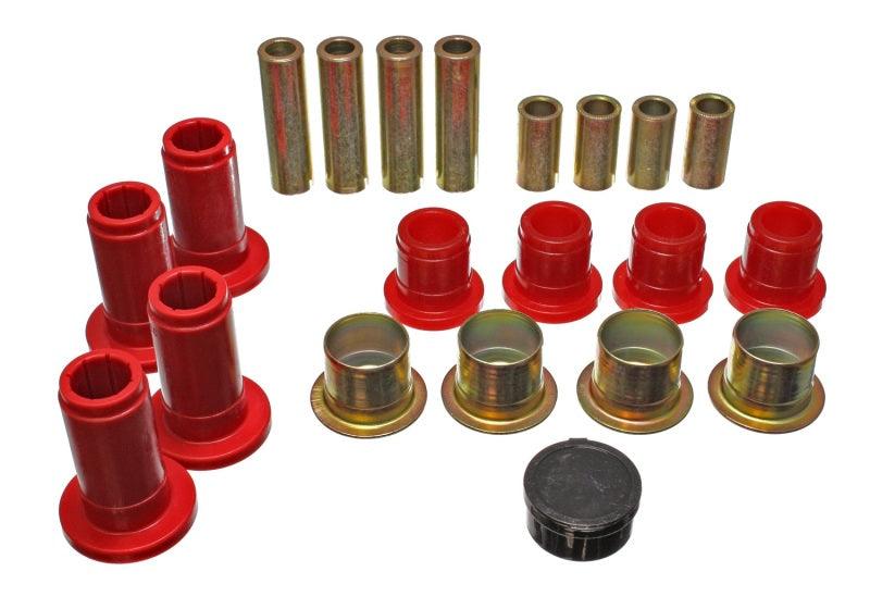 Energy Suspension 94-01 Ram 1500 / 94-02 Ram 2500/3500 2WD Red Front Control Arm Bushing Set - Order Your Parts - اطلب قطعك