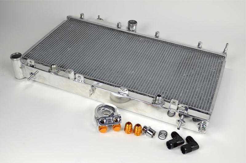 CSF 08-15 Subaru WRX/STI 2-Row Radiator w/Built-In Oil Cooler - Order Your Parts - اطلب قطعك