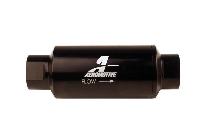 Aeromotive In-Line Filter 10AN 10 Micron Microglass Element Bright-Dip Black 2in OD - Order Your Parts - اطلب قطعك