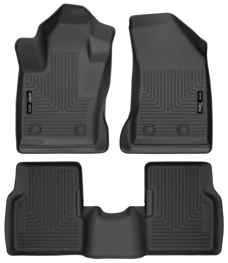 Husky Liners 2017 Jeep Compass Weatherbeater Black Front & 2nd Seat Floor Liners - Order Your Parts - اطلب قطعك